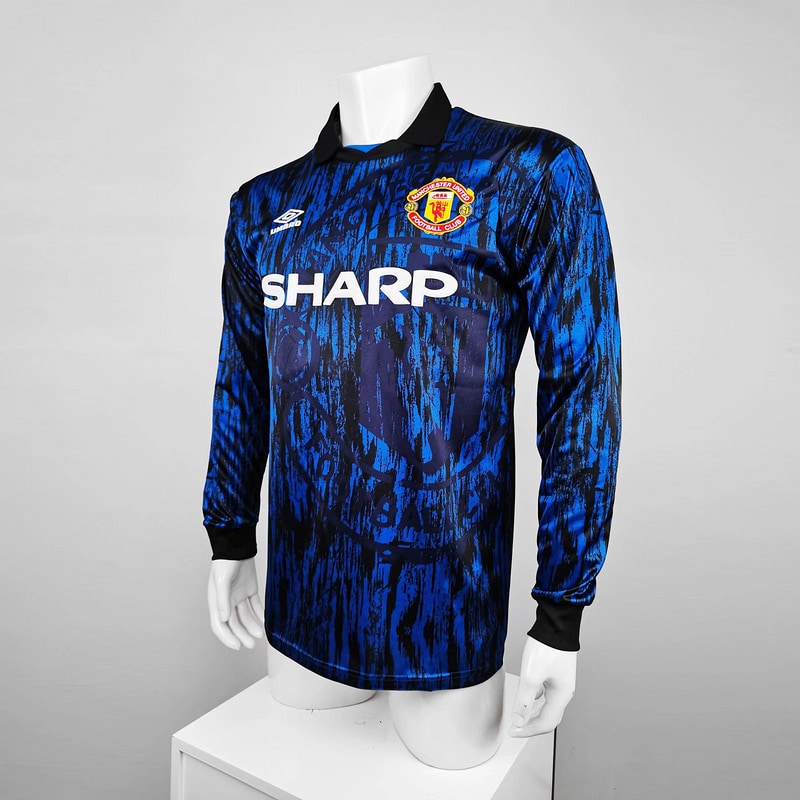 Manchester United 92/93 Away Retro Shirt - Long Sleeve