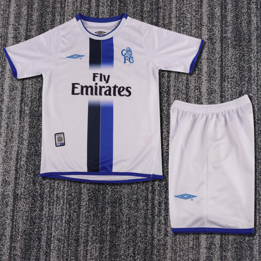 Chelsea 03/04 Children's Away Retro Set