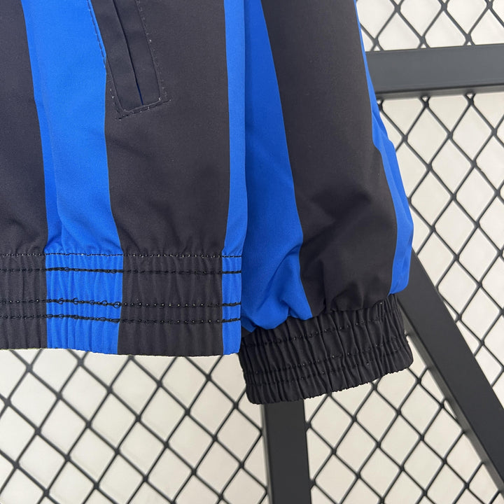 Denmark Reversible Windbreaker Jacket - Moss Green/Blue