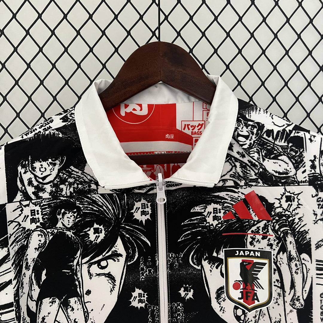 Japan Reversible Windbreaker Jacket - Red/Black