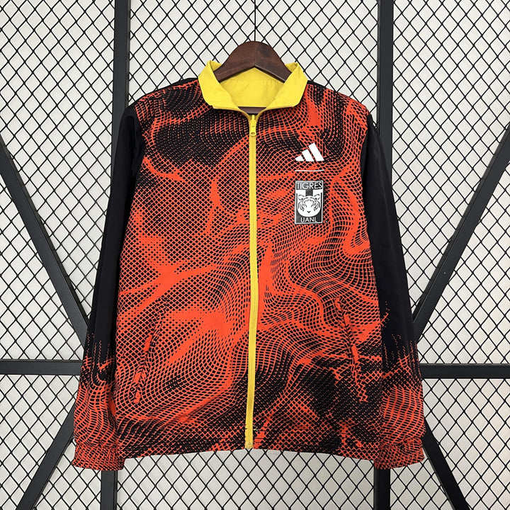Tigres 2024/2025 Reversible Windbreaker Jacket - Yellow/Orange