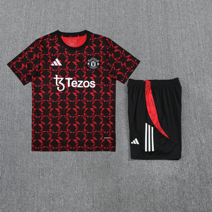 Manchester United 2025/26 Training Kit - Red/Black