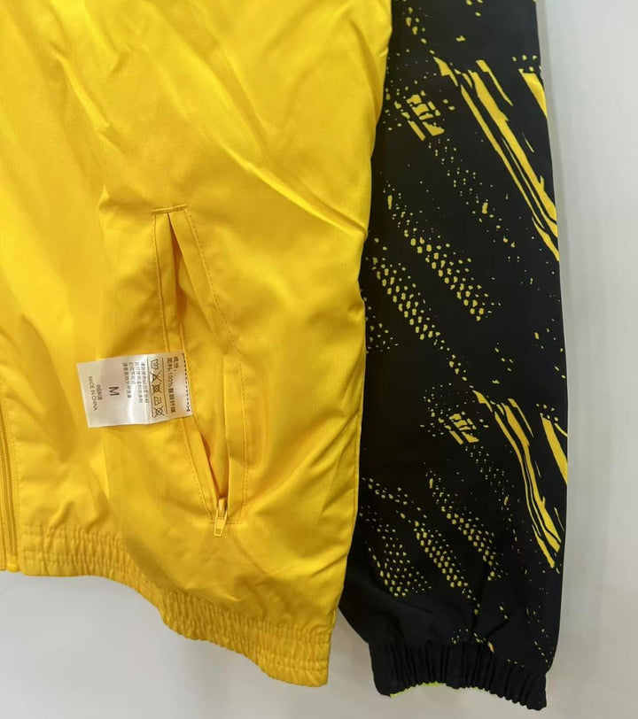 Borussia Dortmund Reversible Windbreaker Jacket - Black/Yellow
