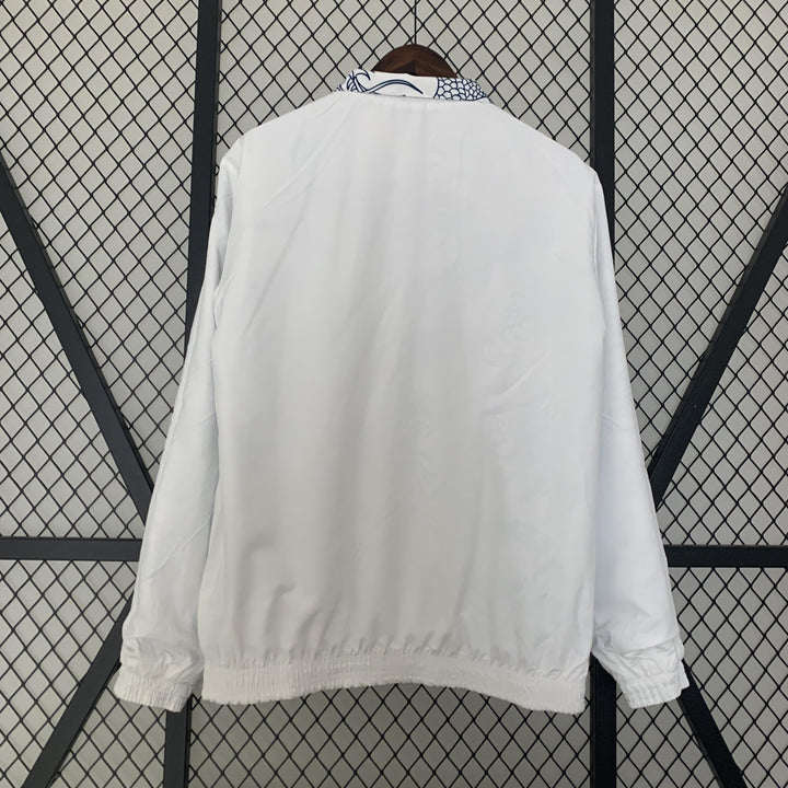 Real Madrid Reversible Windbreaker Jacket - White