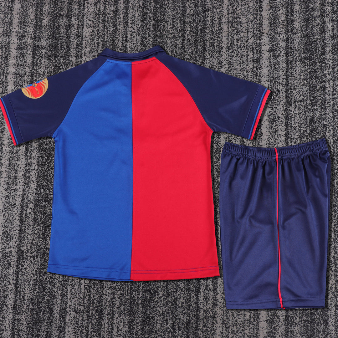 Barcelona 99/00 Children's Home Retro Set (+Patches)