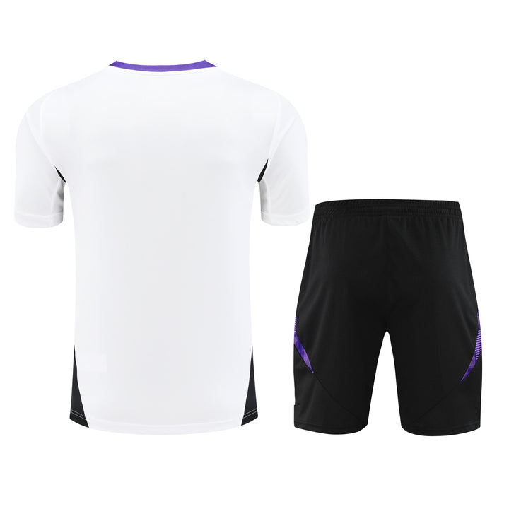 Real Madrid 2024/25 Training Kit - White/Purple