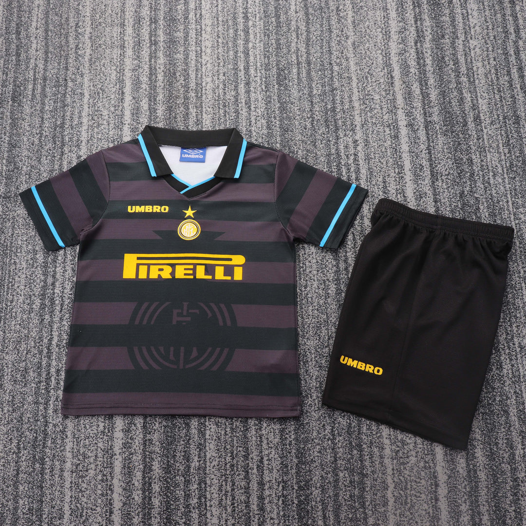 Inter Milan 97/98 Children's Third Retro Set