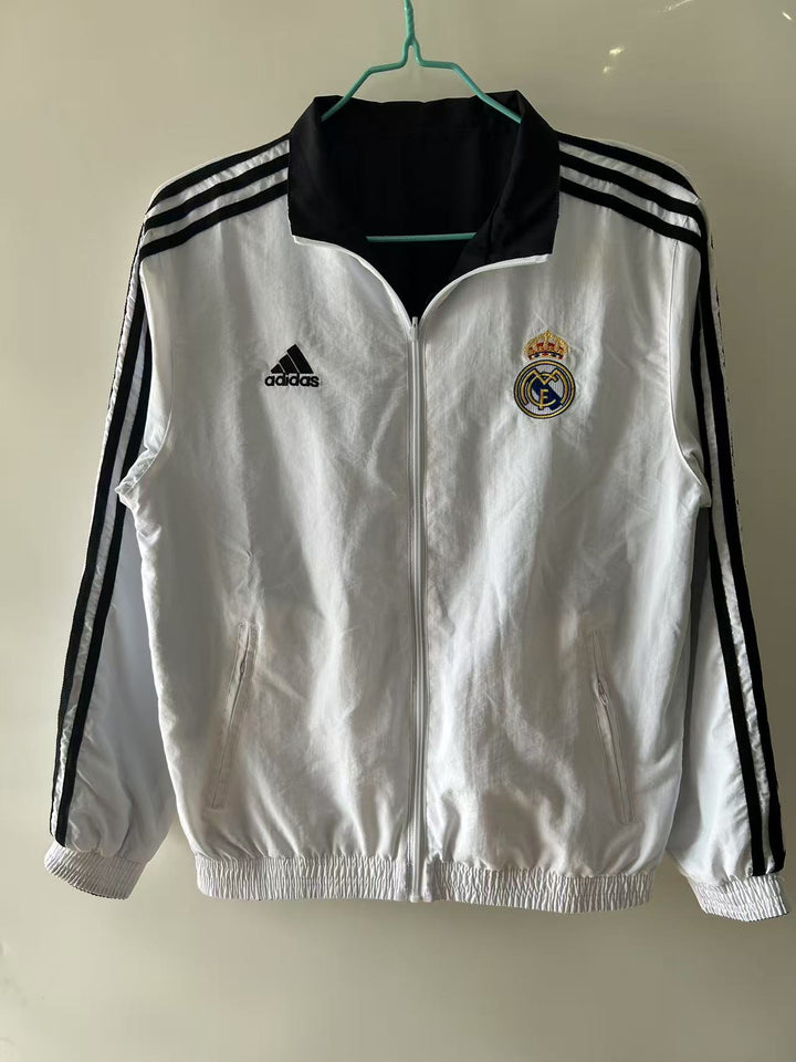 Real Madrid Windbreaker Jacket - White/Black