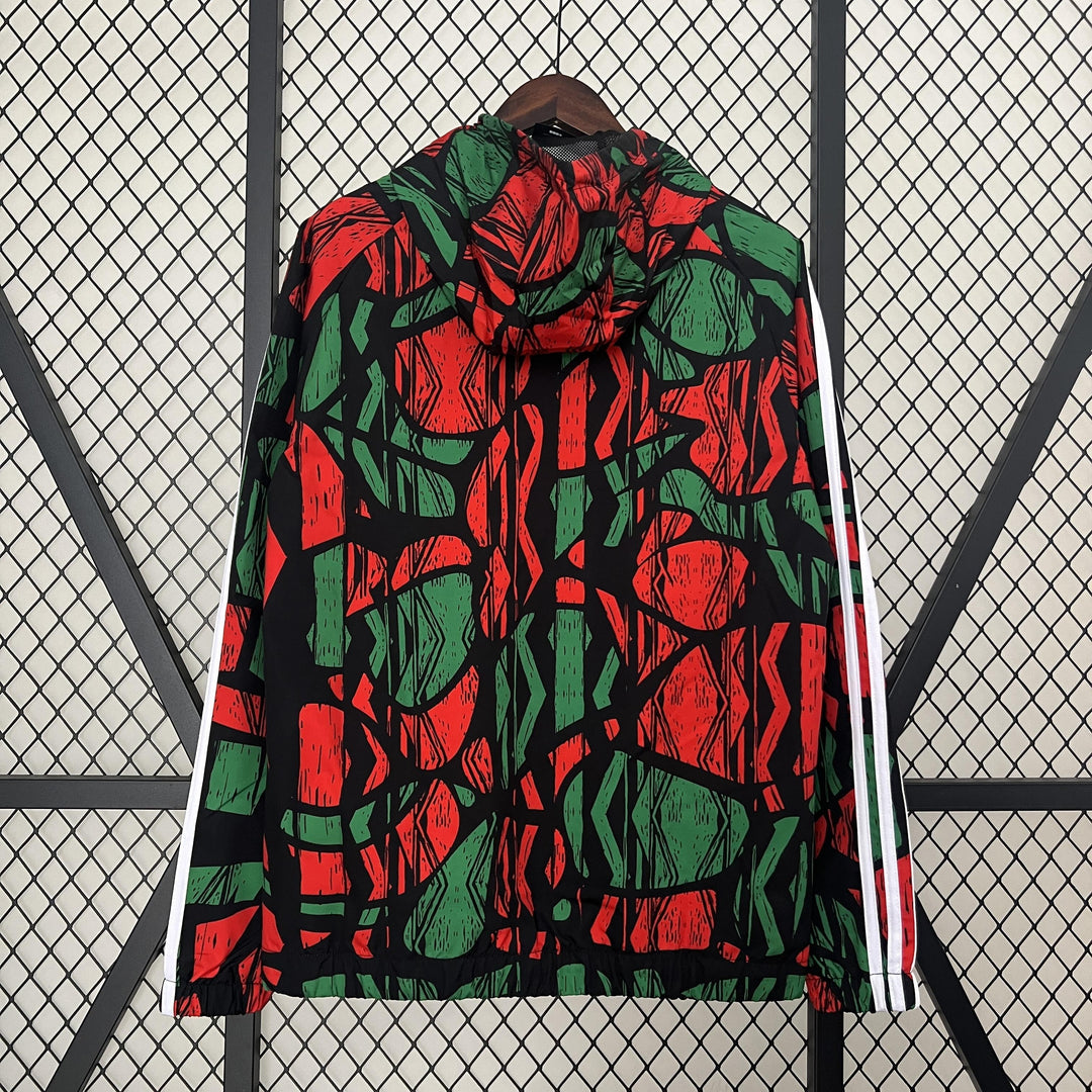 Arsenal 2024/25 Windbreaker Jacket - Red/Green