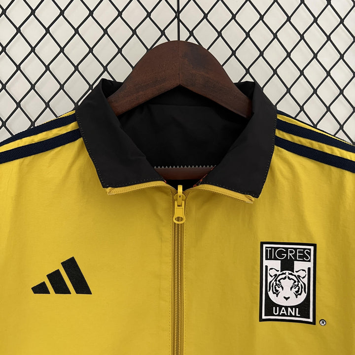 Tigres 2024/2025 Reversible Windbreaker Jacket - Yellow/Orange