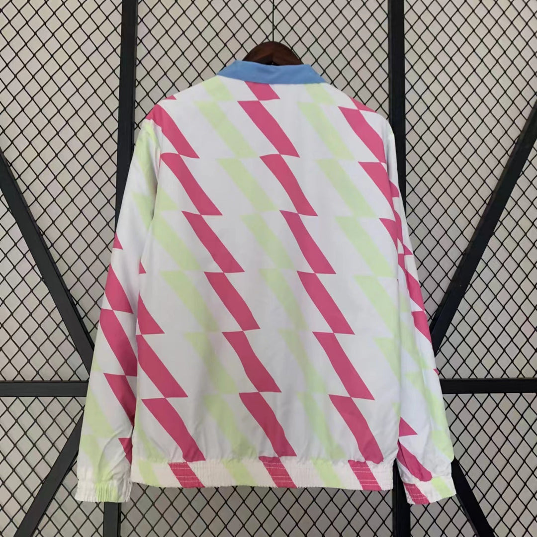 Tottenham Hotspur Reversible Windbreaker Jacket - Light Blue/Pink