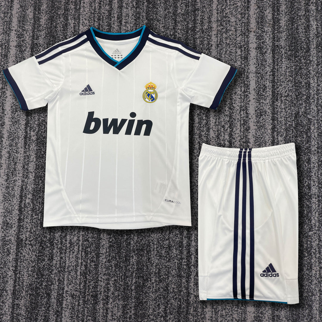 Real Madrid 12/13 Children's Home Retro Set