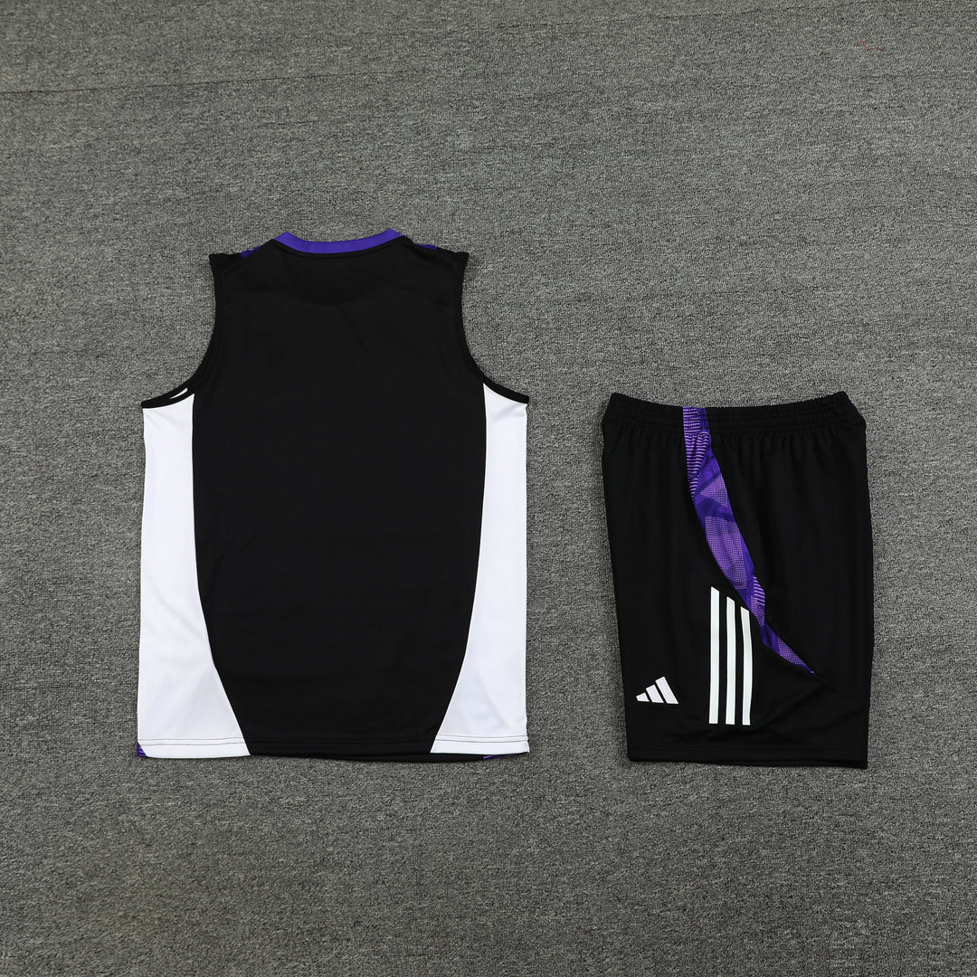 REAL MADRID TANK TOP SET 24/25 - BLACK