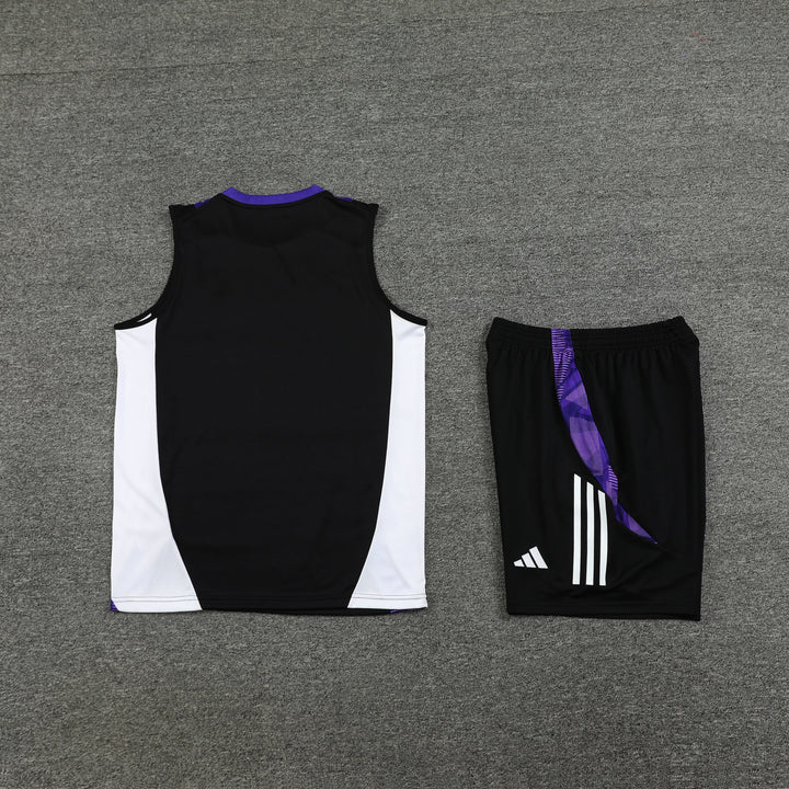 REAL MADRID TANK TOP SET 24/25 - BLACK