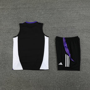 REAL MADRID TANK TOP SET 24/25 - BLACK