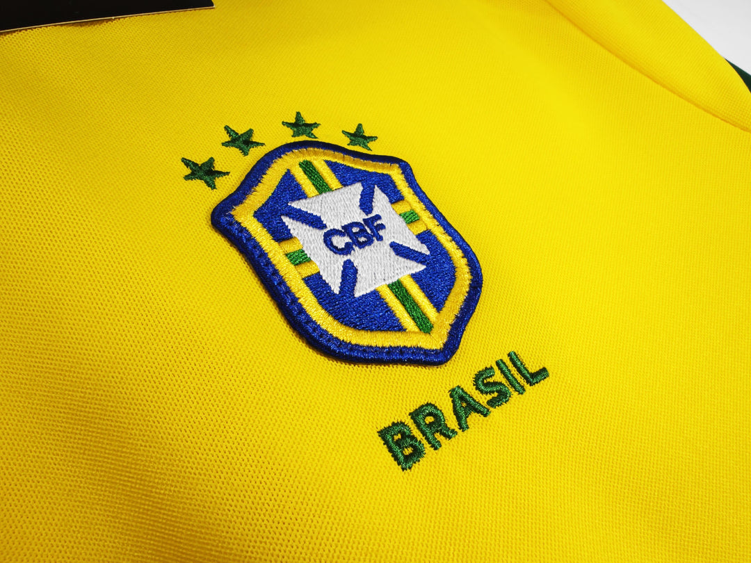 Brazil 1996/97 Home Retro Shirt - Long Sleeve