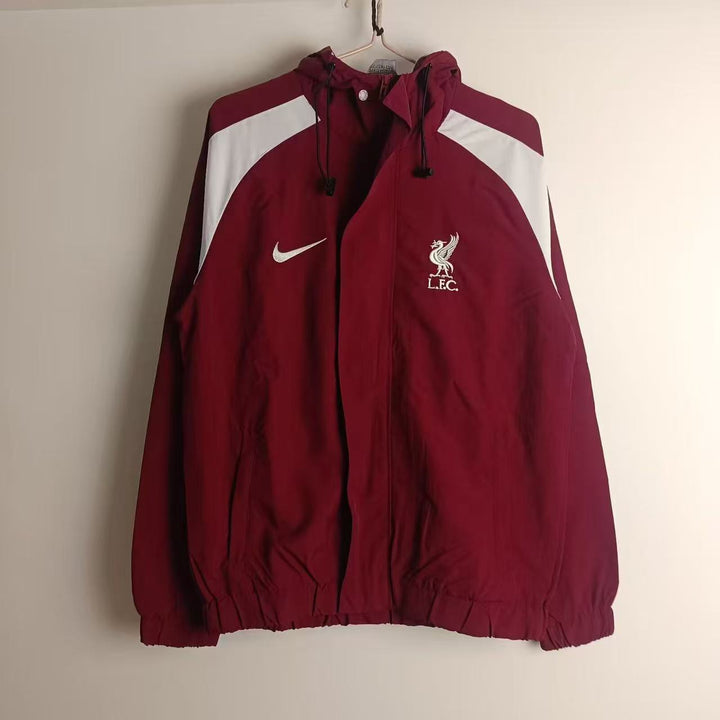 Liverpool Windbreaker Jacket - Burgundy