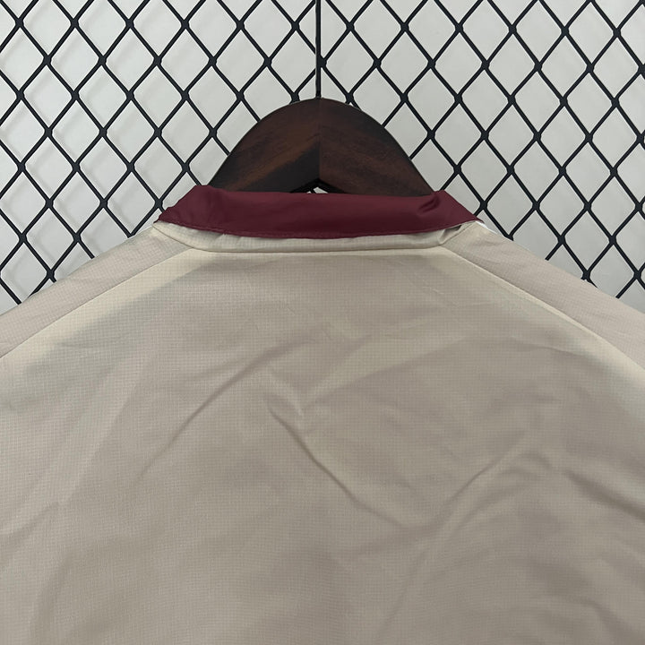 Belgium Reversible Windbreaker Jacket - Burgundy/Off-White