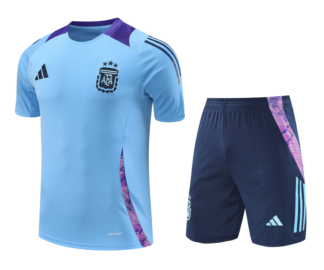 Argentina 2024/25 Training Kit - Light Blue/Navy Blue