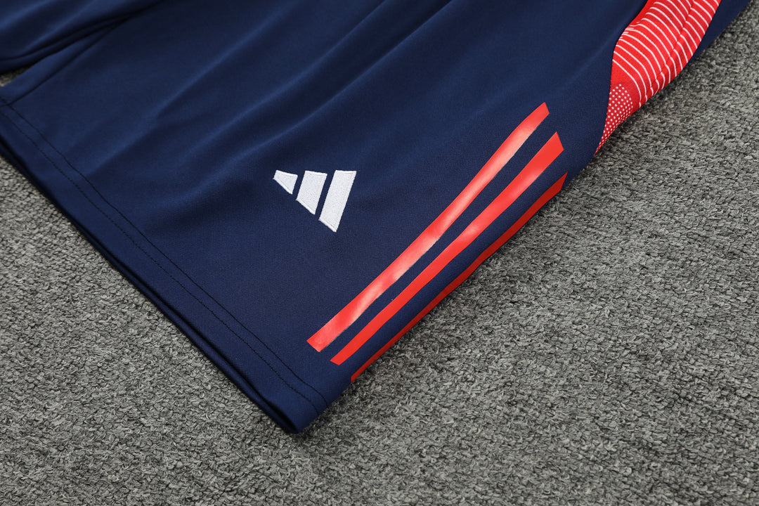 Manchester United 2024/25 Training Short - Navy Blue/Orange