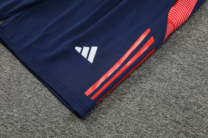 Manchester United 2024/25 Training Short - Navy Blue/Orange