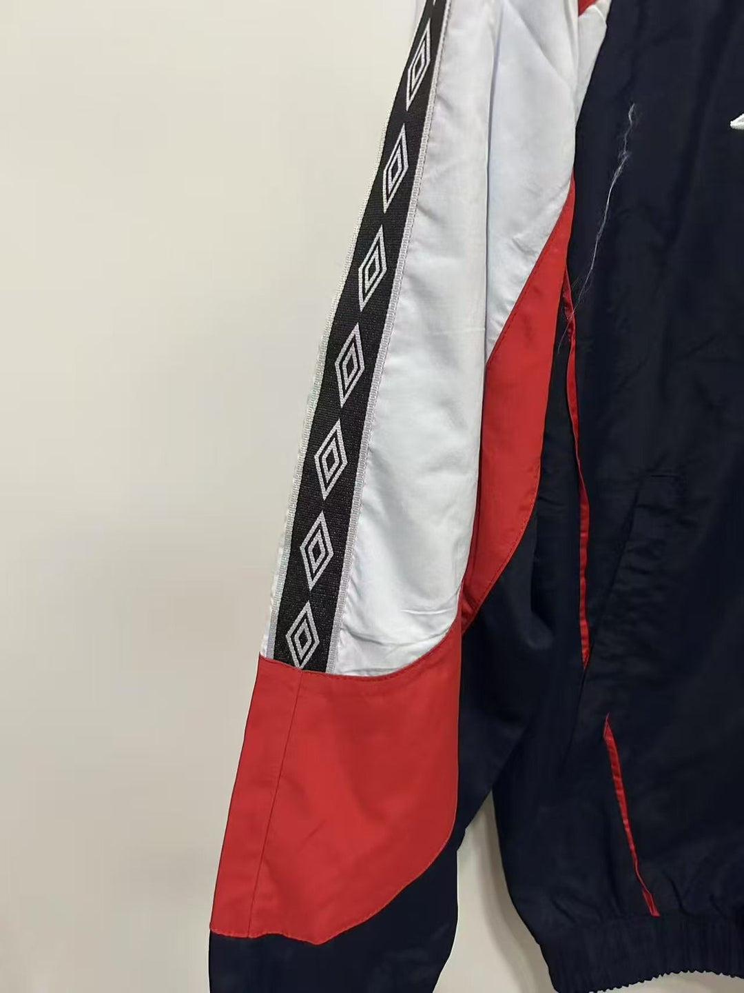 England Windbreaker Jacket - Navy Blue/White