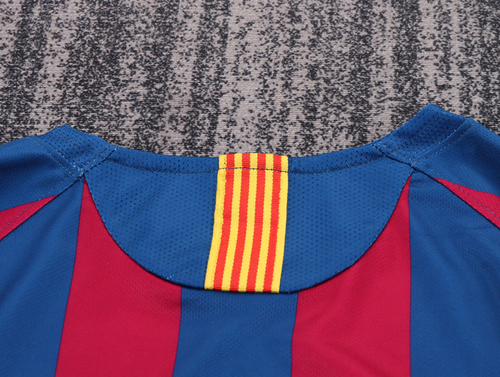 Barcelona 05/06 Children's Home Retro Set - Long Sleeve