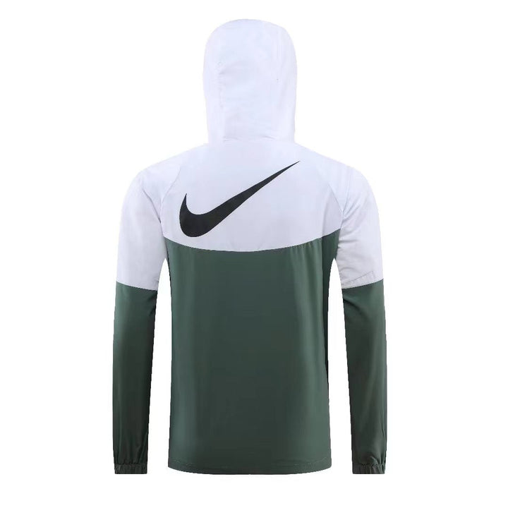 Nike Windbreaker Jacket - White/Dark Green