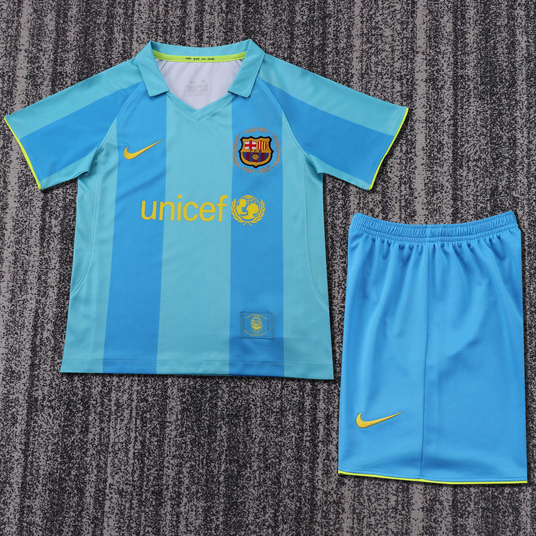 Barcelona 07/08 Children's Away Retro Set