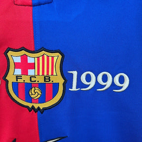 Barcelona 99/00 Retro Shirt - Long Sleeve