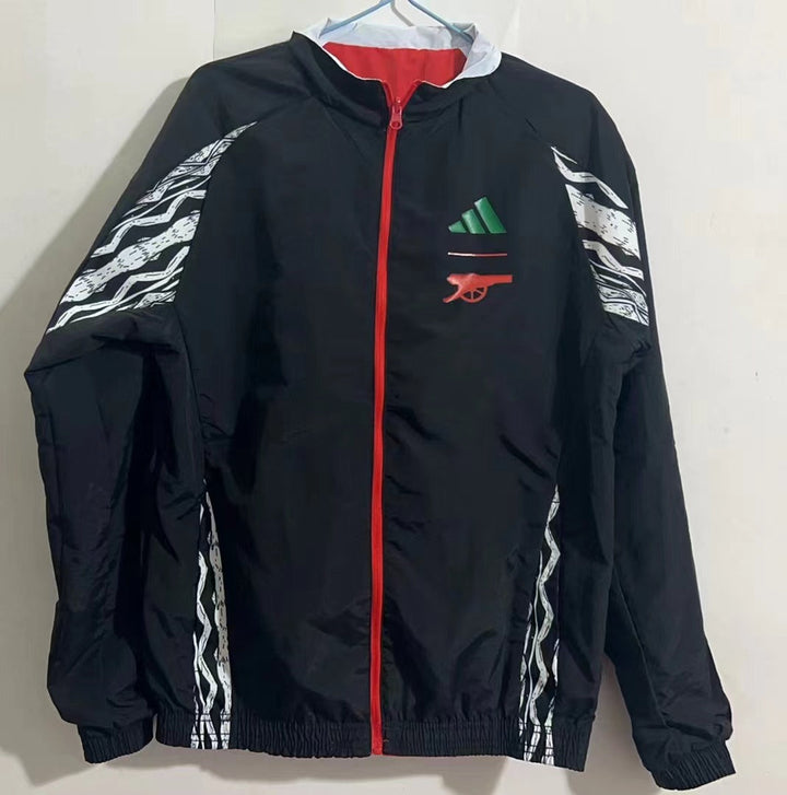 Arsenal Reversible Windbreaker Jacket - Red/Black II