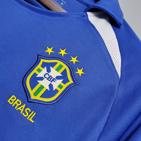 Brazil 2002 Retro Shirt - Blue