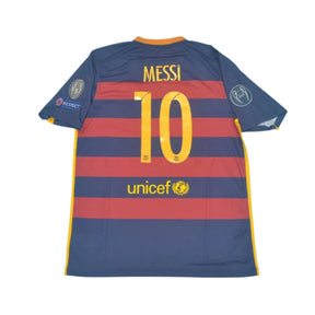 Barcelona 2015/16 Retro Shirt - Messi #10 (+Patches)