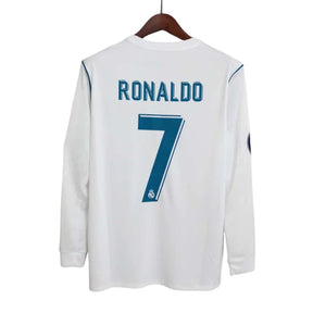 Real Madrid 2017/18 Retro Shirt - Ronaldo #7 (+Patches)