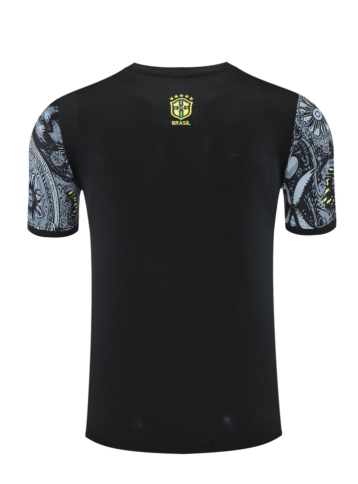Brazil 2025/26 Training Shirt - Gray/Black