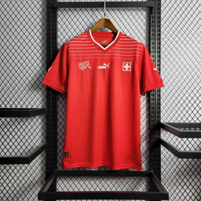 Swiss National Team 22/23 Shirt No. Men's Fan - Red