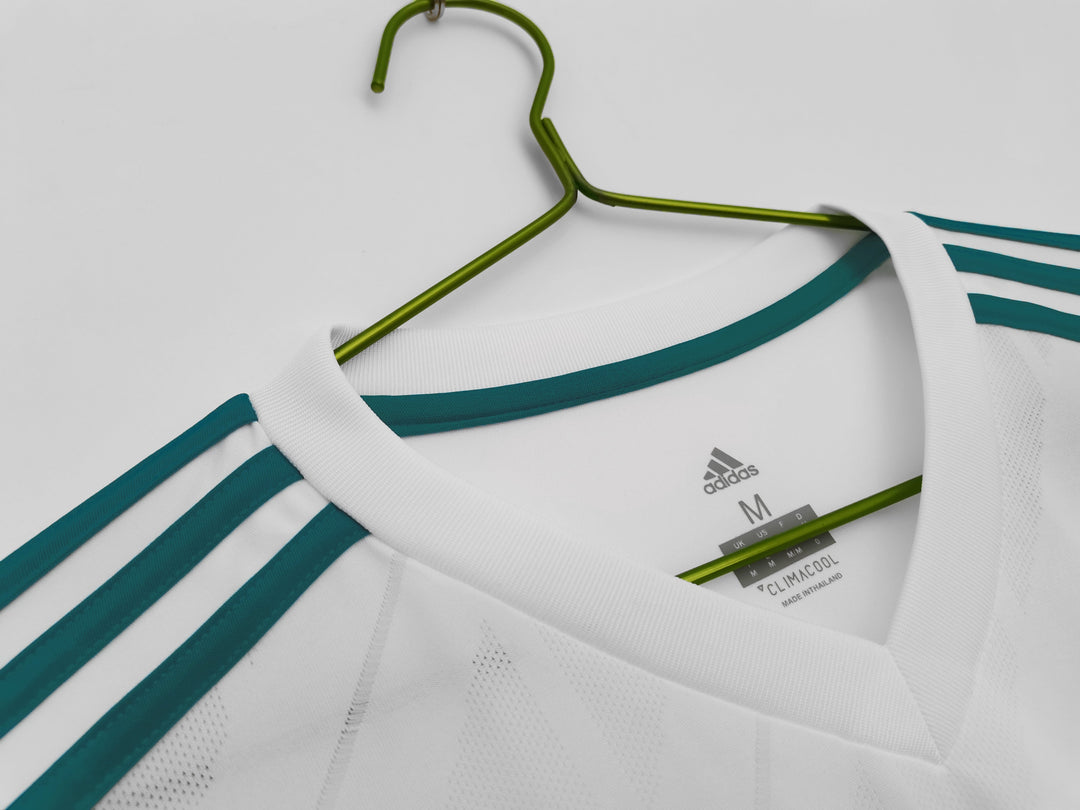Real Madrid 17/18 Home Retro Shirt - Long Sleeve