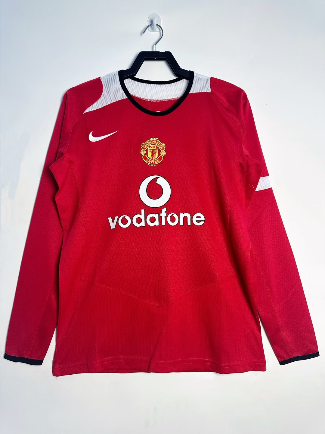 Manchester United 05/06 Home Retro Shirt - Long Sleeve