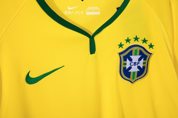 Brazil 2014 Home Retro Shirt