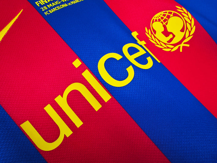 Barcelona 10/11 Home Retro Shirt - Long Sleeve