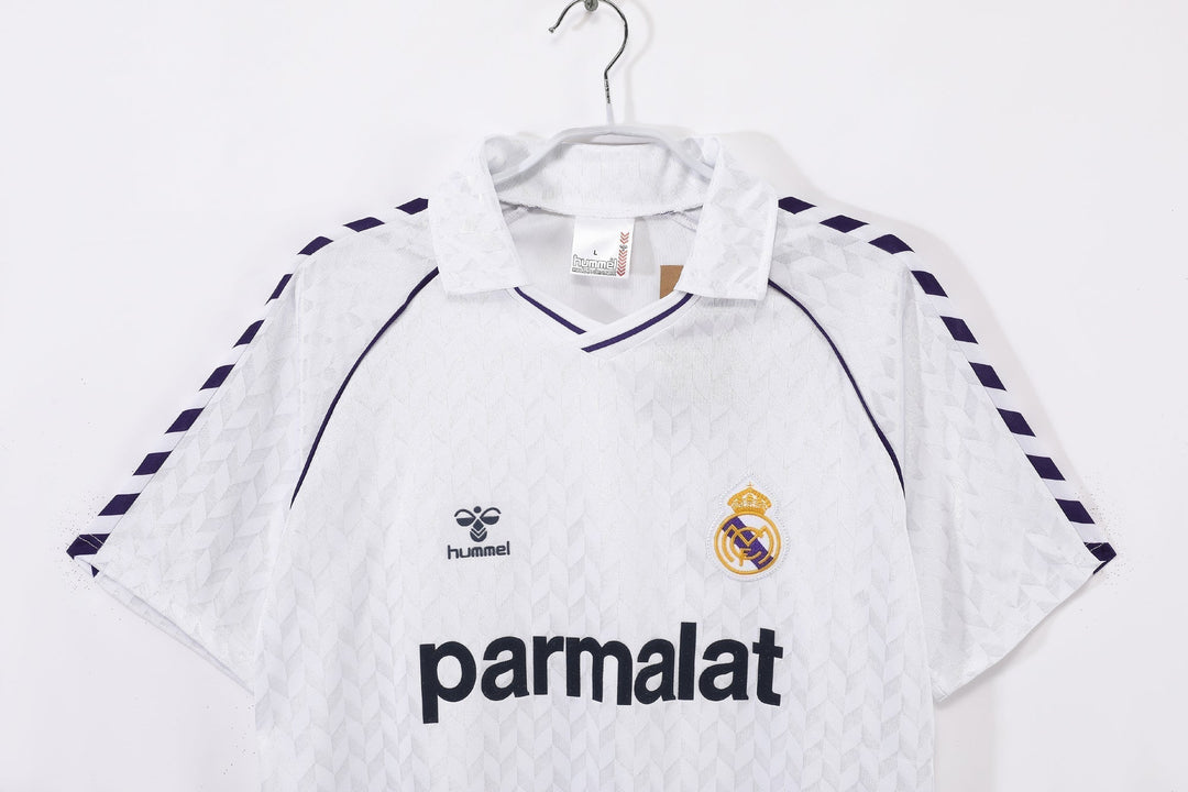 Real Madrid 86/87 Home Retro Shirt