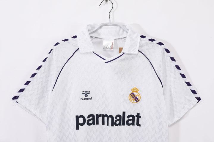 Real Madrid 86/87 Home Retro Shirt