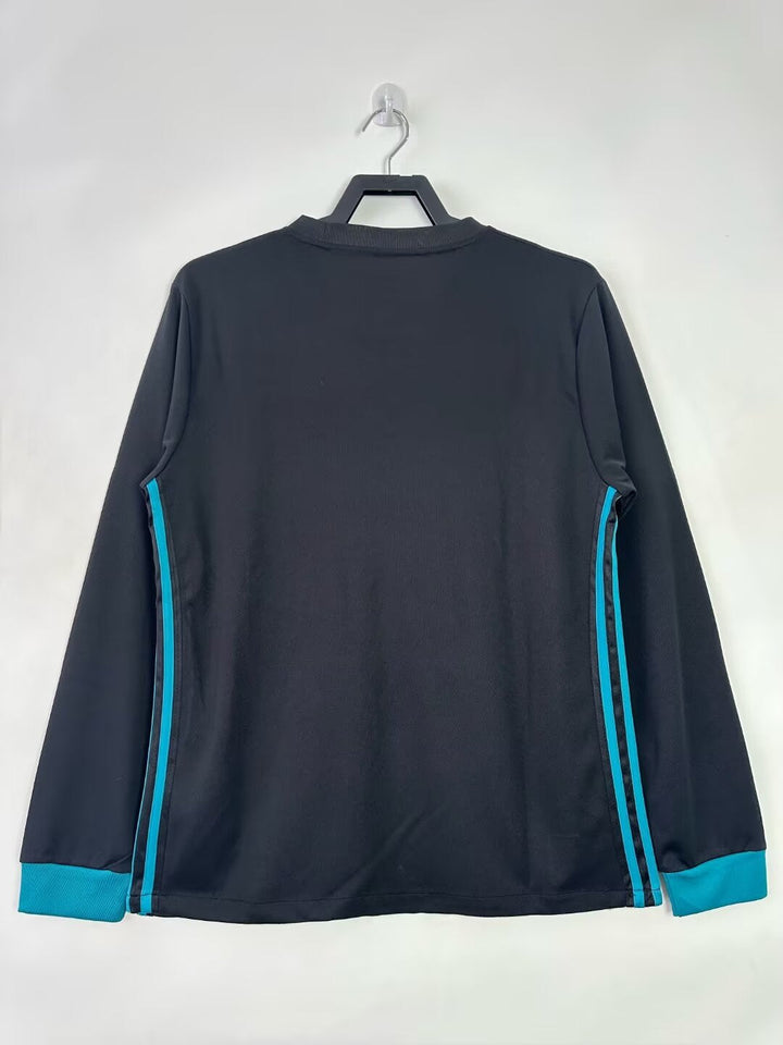 Real Madrid 17/18 Away Retro Shirt - Long Sleeve