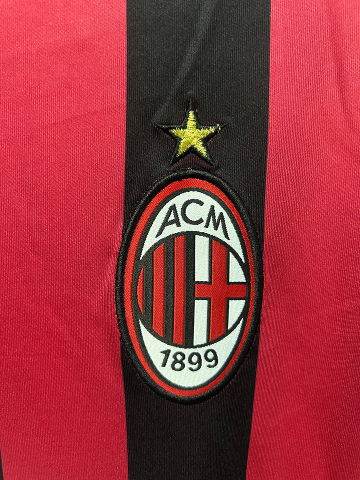 Milan 09/10 Home Retro Shirt - Long Sleeve
