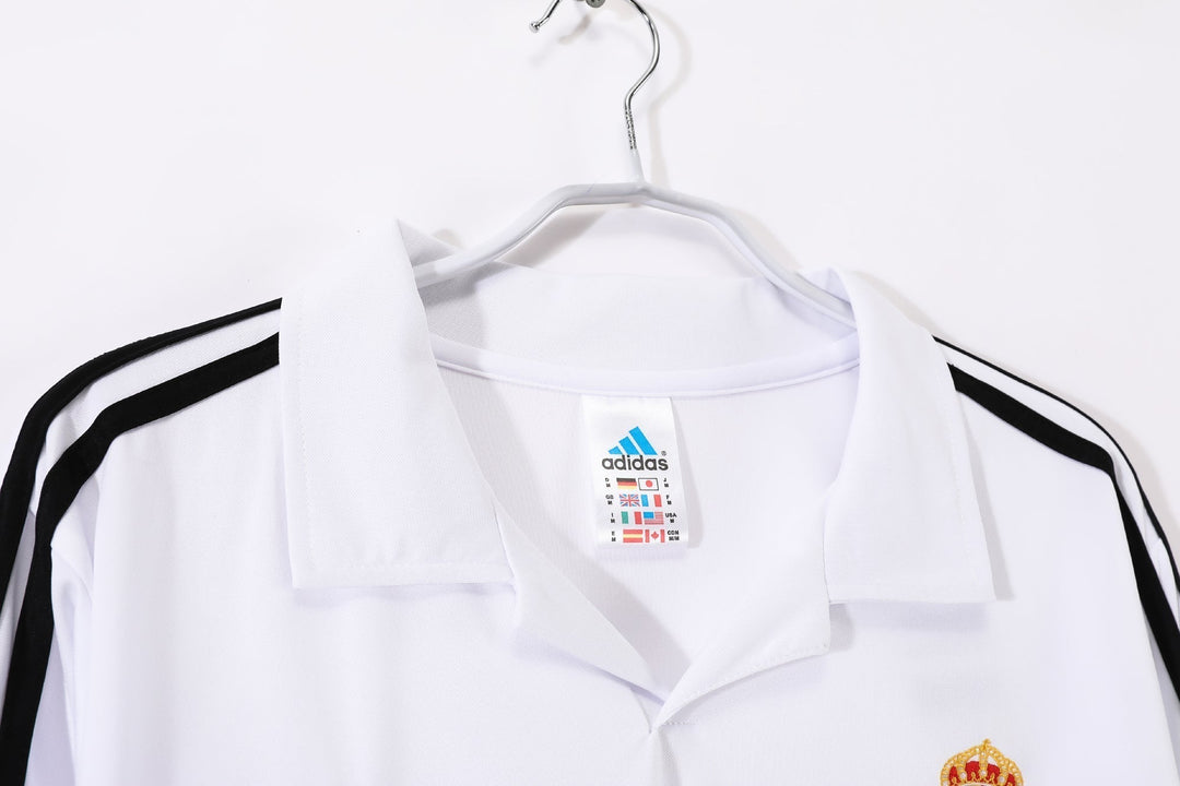 Real Madrid 02/03 Home Retro Shirt - Long Sleeve
