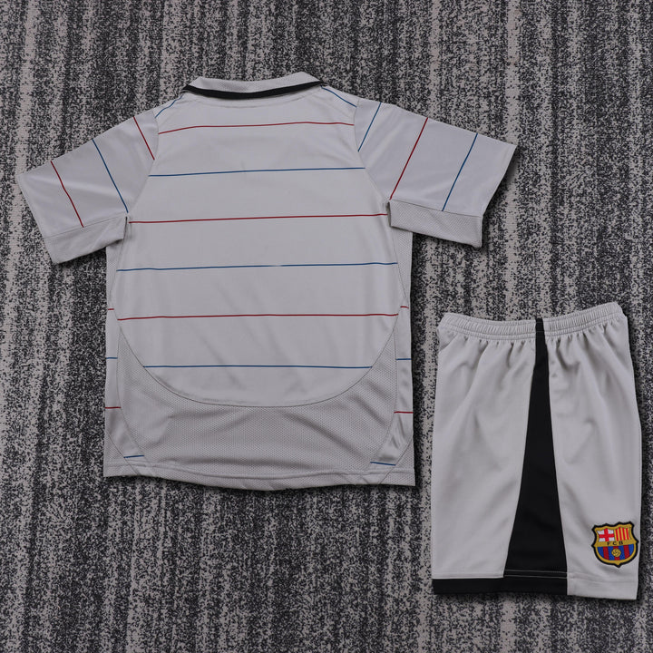 Barcelona 03/04 Children's Away Retro Set