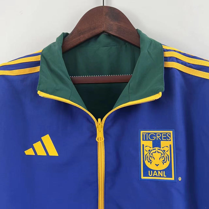 Tigres Reversible Windbreaker Jacket - Green/Blue
