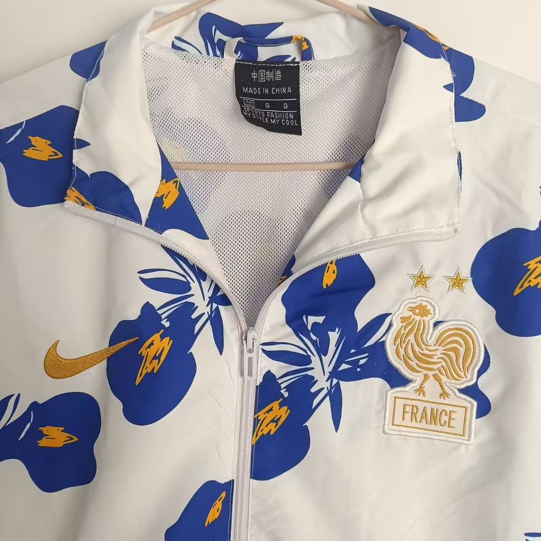 France Windbreaker Jacket - White