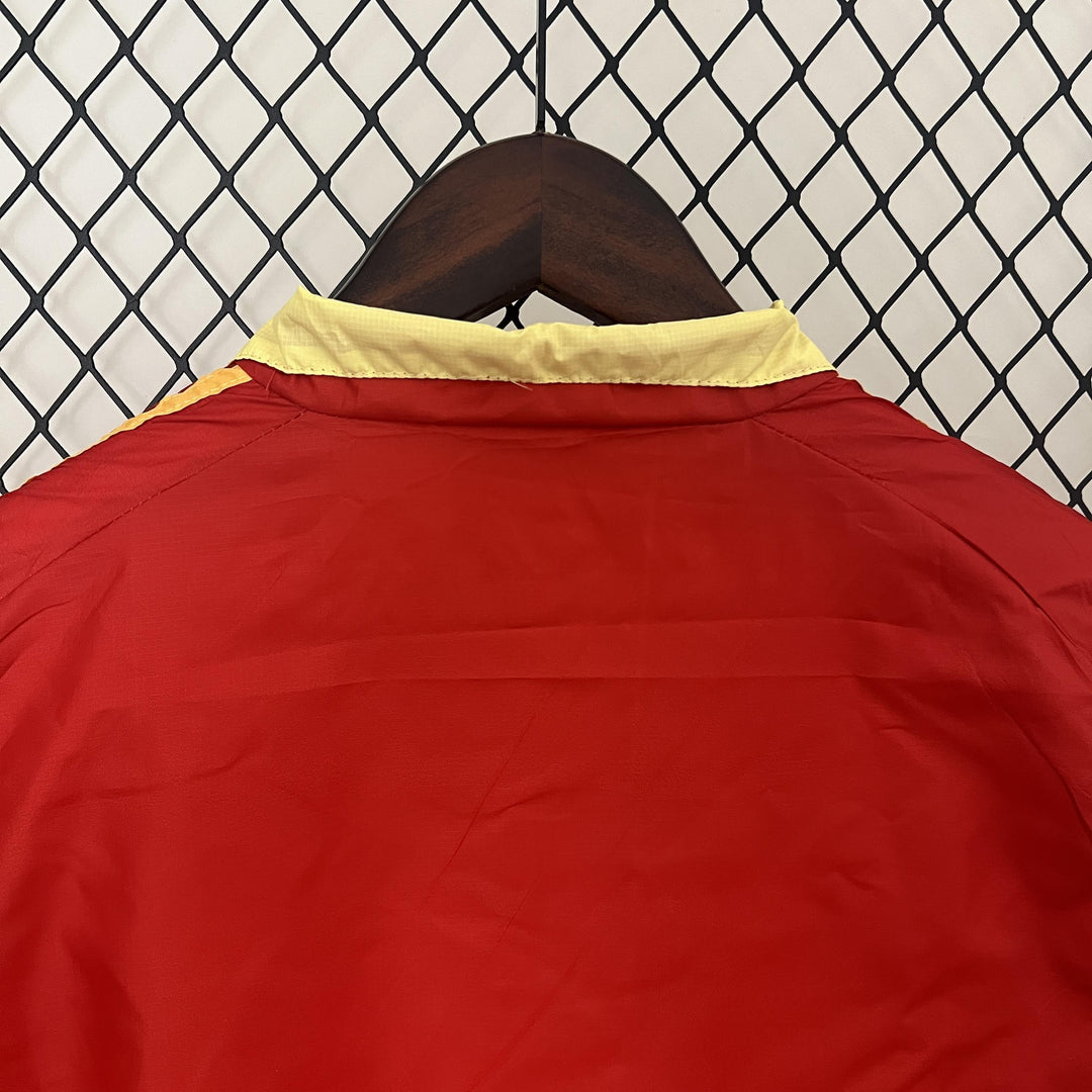 Spain Reversible Windbreaker Jacket - Yellow/Red
