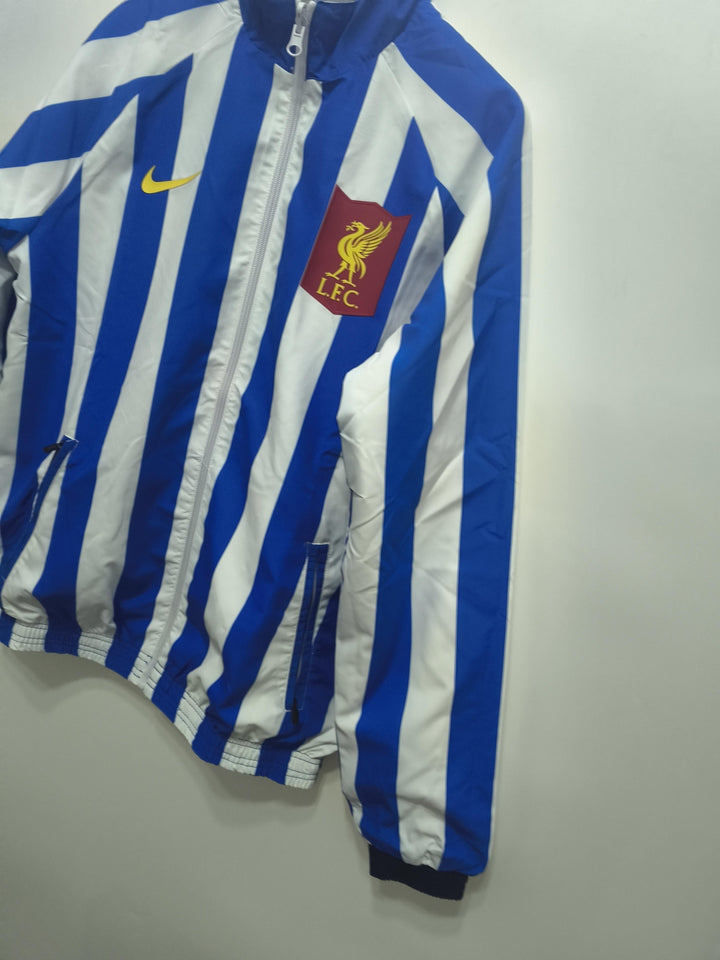 Liverpool Reversible Windbreaker Jacket - Blue/White